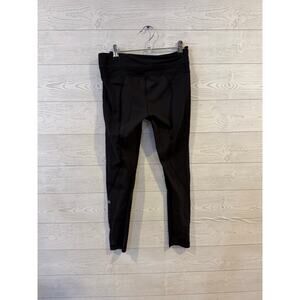 Lululemon Womens Leggings Size 4 Black Front Zip Pockets Full Length Stretch
